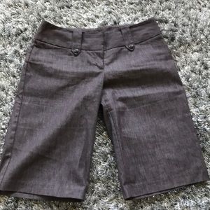 Bermuda dress shorts brown